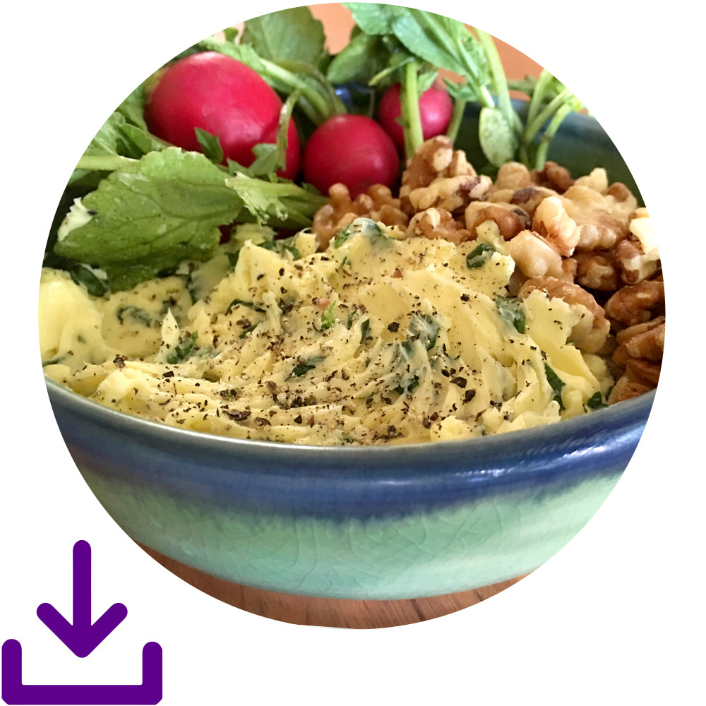 Whipped Basil Butter Recipe