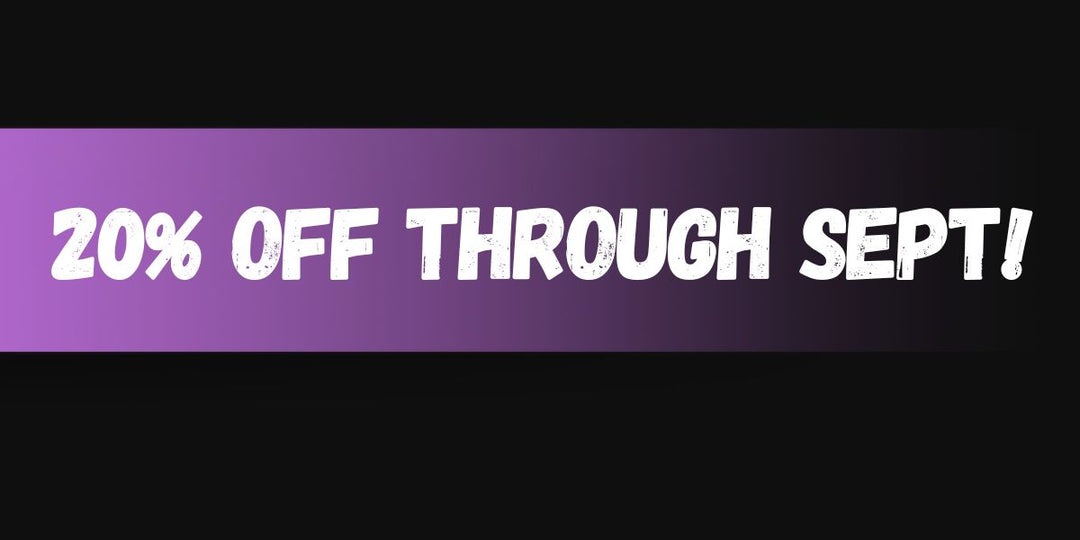 End of September 20% Off
