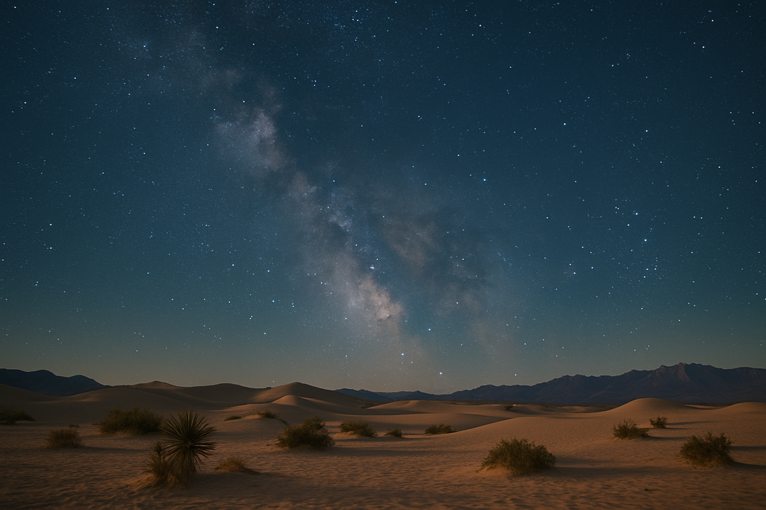 Desert. Space. Desert.