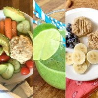 After school snacks (and a smoothie for you!)