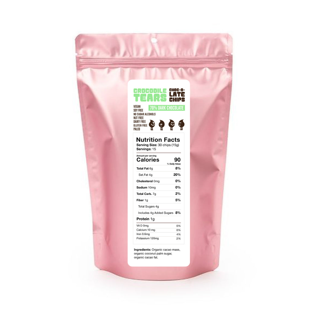 Add On - Crocodile Tears Chocolate Chips 70%