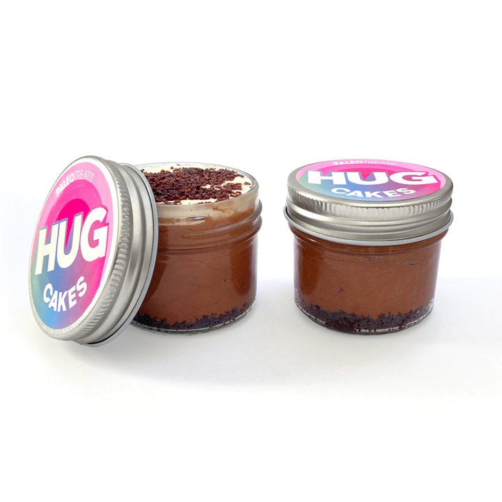 Keto, Vegan + Paleo Cake in a Jar – Sugar-Free, Gluten-Free  - 2 Jars