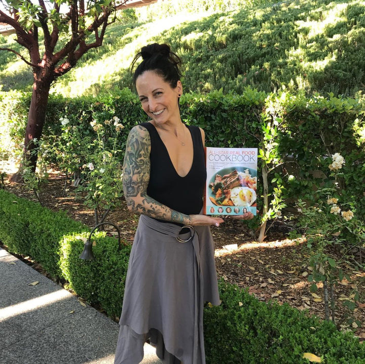 The Betty Rocker with the All Star Real Food Cookbook