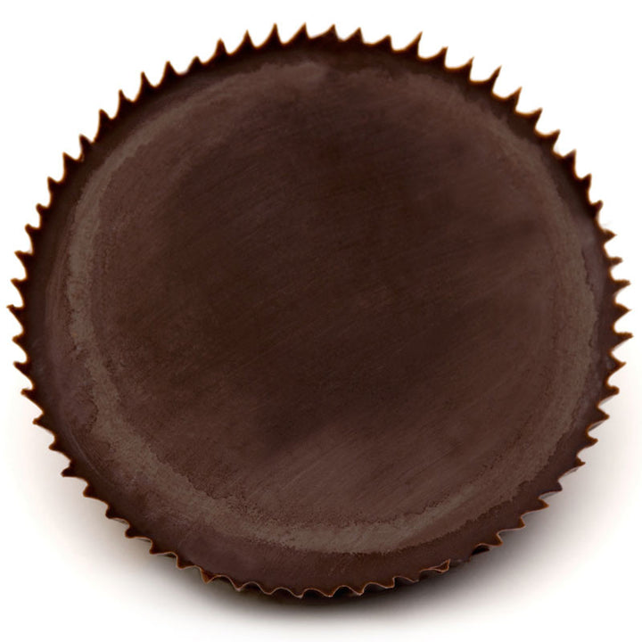 Bandito top down image of dairy free peanut butter chocolate cup by Paleo Treats.