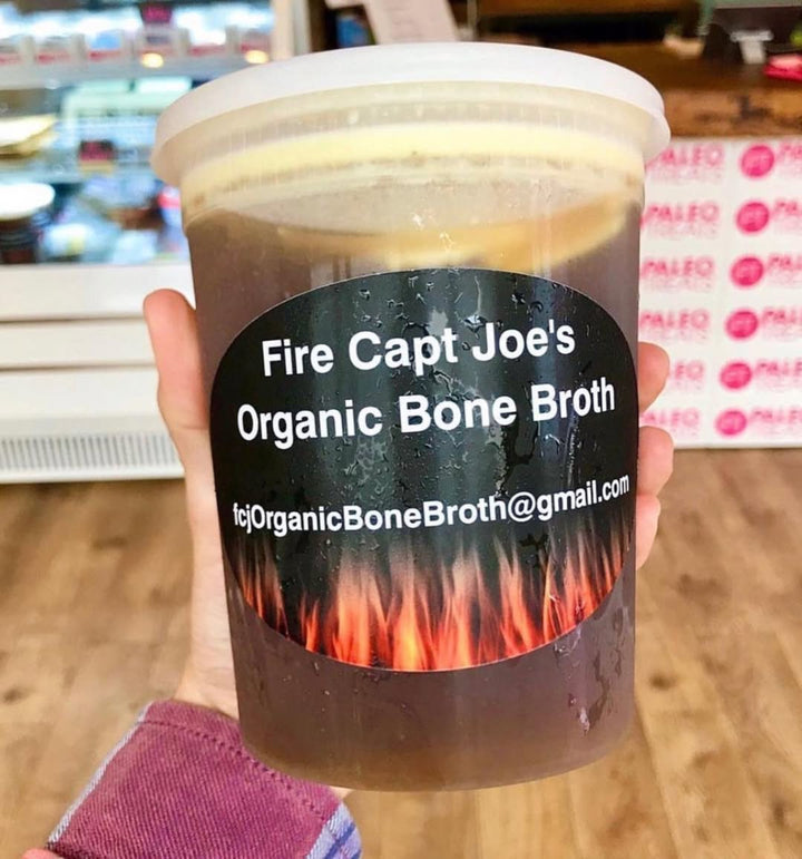 Bone broth fire captain joes organic bone broth from san diego by Paleo Treats.