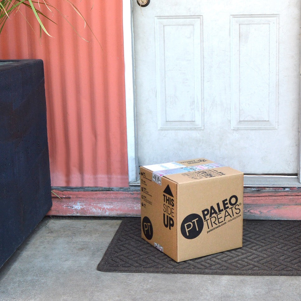 Family pack large box of paleo desserts shipped to your door by Paleo Treats.