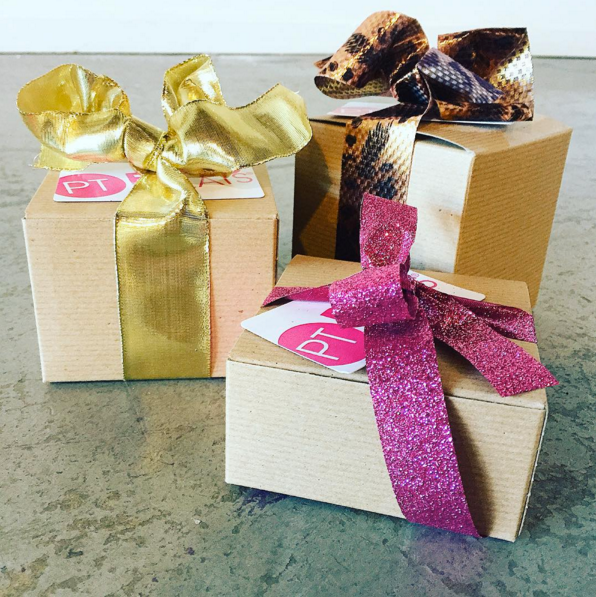 Gift box of paleo macaroons.