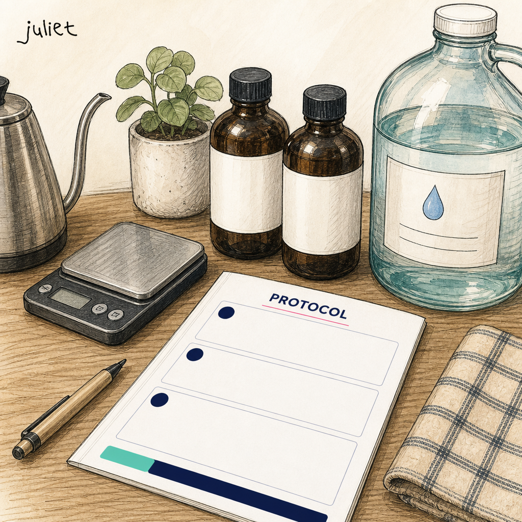 The DIY Water Bench — build your own coffee water, forever