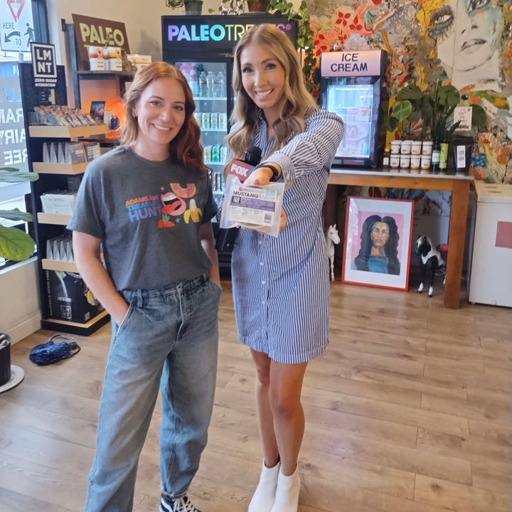 Mustang bar heather lake from fox 5 news san diego tries a mustang bar by Paleo Treats.