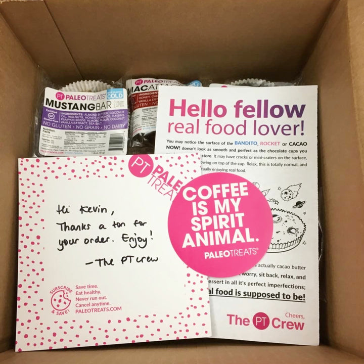 Paleo macaroons shipped to your door by Paleo Treats.