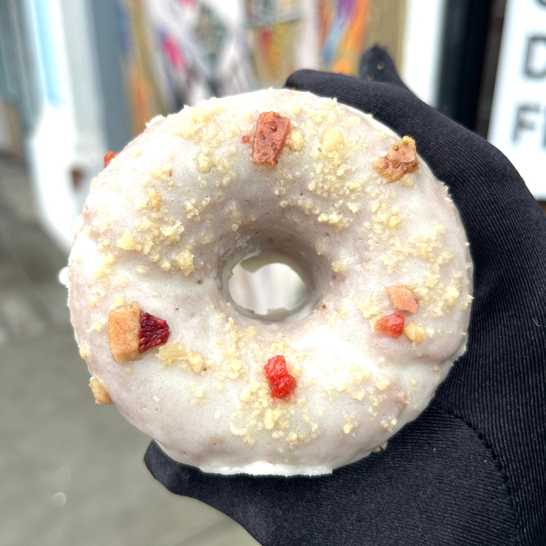 Protein keto donut packed with protein by Paleo Treats.