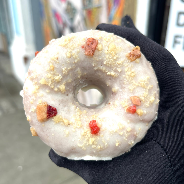 Protein keto donut packed with protein by Paleo Treats.