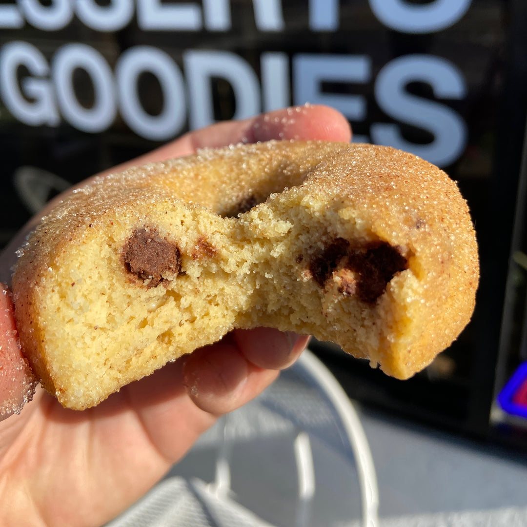 Protein keto donut you can buy at paleo treats in san diego.