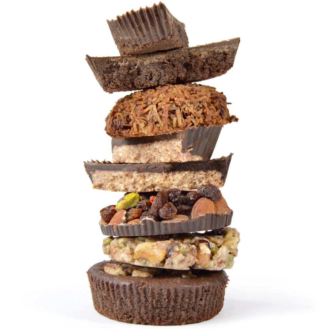 Stack of paleo desserts by Paleo Treats.
