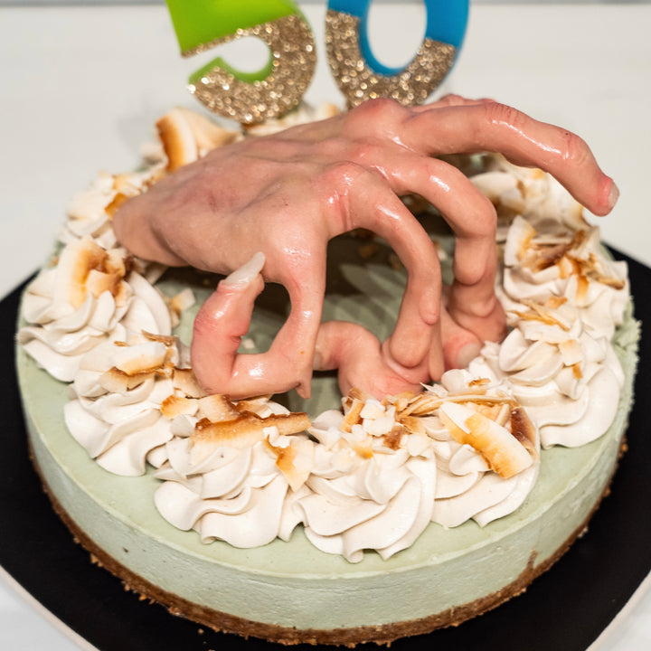 Vegan gf cake custom cake for comicon by Paleo Treats.