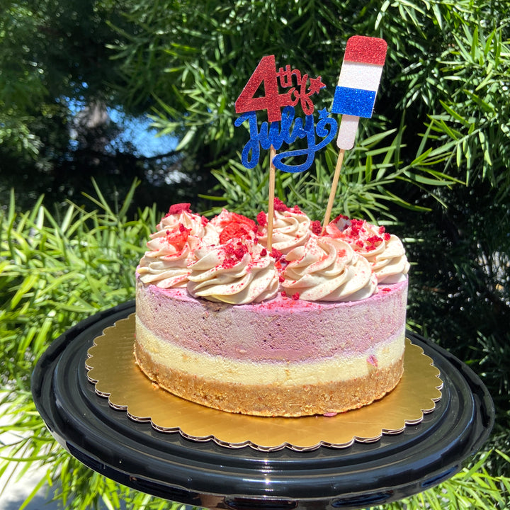 Vegan gf cakes berry birthday cake near me by Paleo Treats.