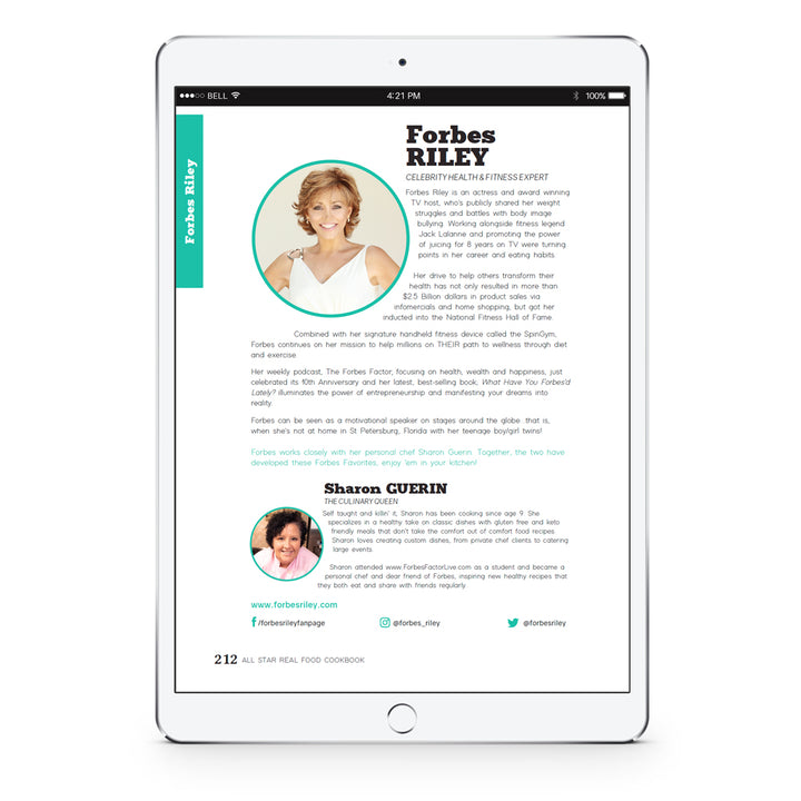 All Star Real Food Cookbook, E-Book