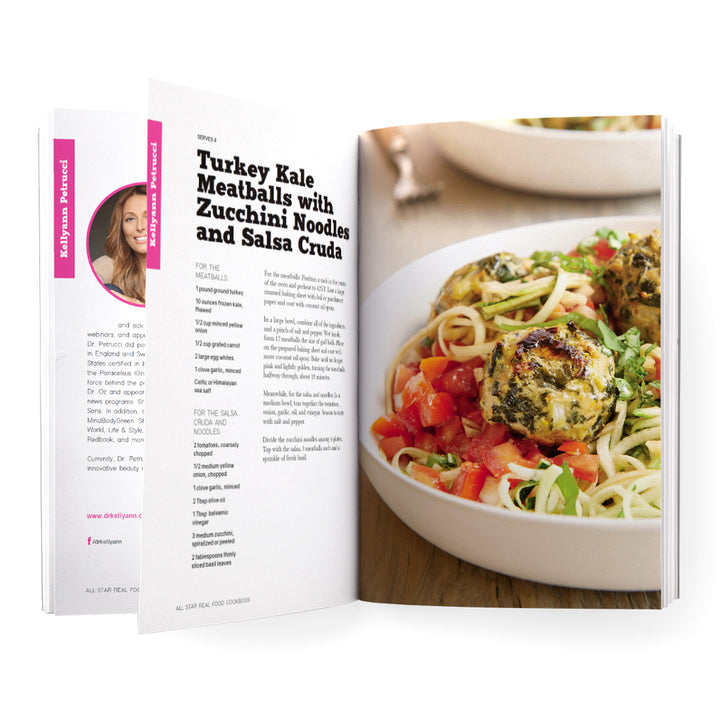 All Star Real Food Cookbook - physical book