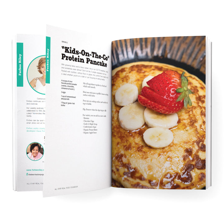 All Star Real Food Cookbook - physical book