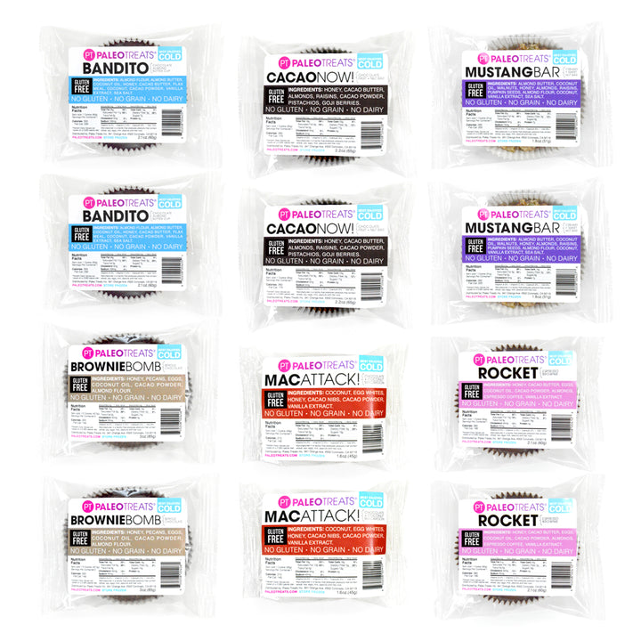 2 of each Paleo Treat in this small stack sampler box
