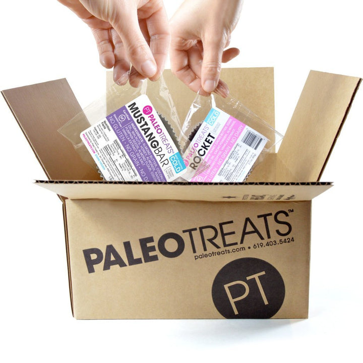 Choose any two kinds of Paleo Treats and we'll customize the box for you.
